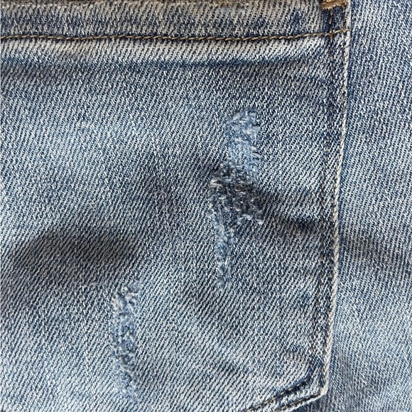 NWOT Kut from the Kloth Distressed Reese Ankle Straight Let Raw Hem Jeans Sz 4 - Picture 11 of 15